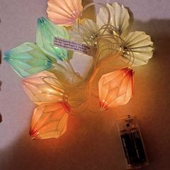 Two Sets Of Paper Lanterns.