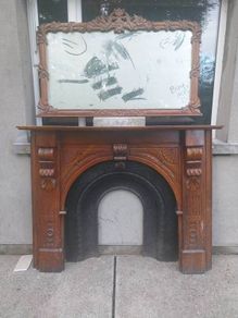 Fireplace surround set