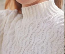 Blarney Woollen Mills Laoise Aran Jumper - Size L UK 12 - BNWT RRP 95