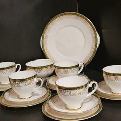Royal Grafton Majestic Green Tea Set