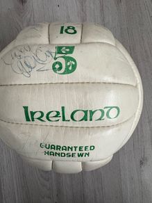 Signed Football - Irish Team 1992
