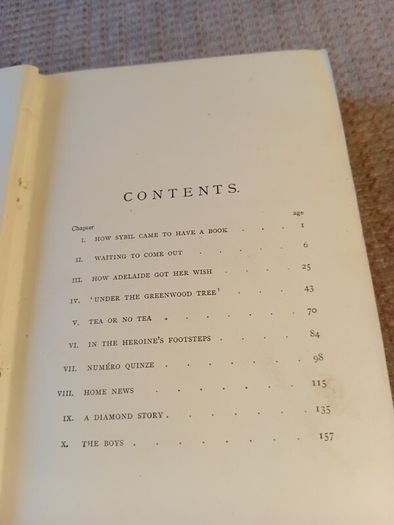 Rare Find 1876 Sybil's Book by Lady Barker. Antique. Literature.