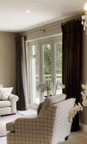 Curtains and blind