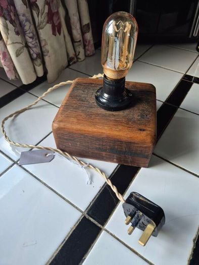 Vintage style handmade industrial lamp