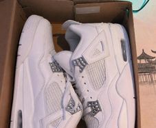 White jordan 4
