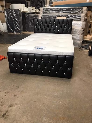New Stylish single ,Double 4ft, 4ft6, King 5ft And 6ft Superking Sizes Divan Beds Instock. Drawers And Optional Tufted Mattresses Available. Free Delivery