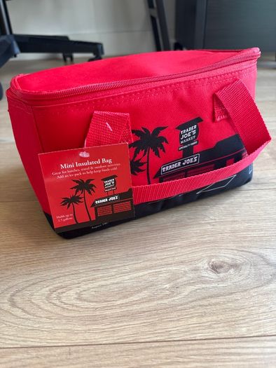 Trader Joes Red Lunch Bag