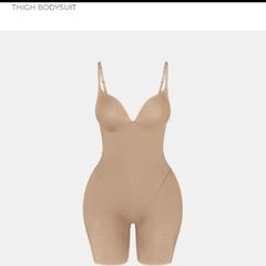 SKIMS Womens Ultimate Body Butt And Hip Pad Mid Thigh Bodysuit