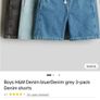 H&M Boy's Denim Shorts. Age 5-6 Image 9