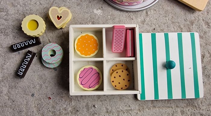 Large Wooden Play Kitchen Accessory Bundle