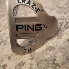 Ping Craz-e C Centre Shafted Putter, Black Dot, Right Handed, 34.5 Long