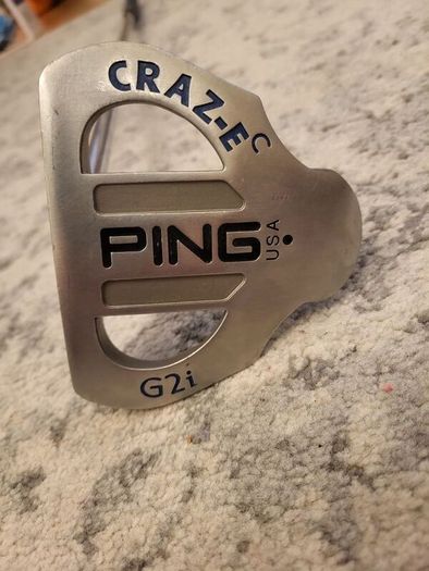 Ping Craz-e C Centre Shafted Putter, Black Dot, Right Handed, 34.5 Long
