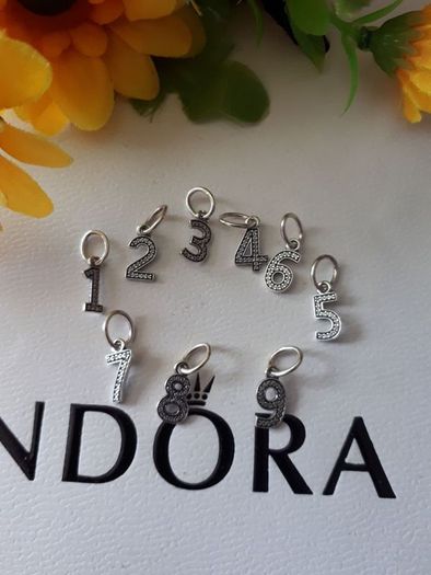 New genuine pandora number charms
