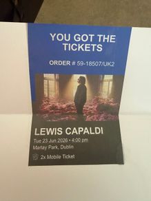 Lewis Capaldi tickets