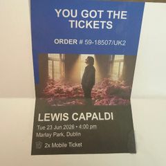 Lewis Capaldi tickets