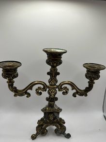 Pair of Vintage Italian Brass  Candelabra