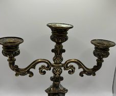 Pair of Vintage Italian Brass  Candelabra