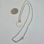 Brand New Hallmarked Silver 13mm Disc Pendant And Chain Image 3