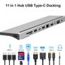 11 in 1 4k Type-C HUB Adapter to HTMI VGA SD CARD USB3.0 C type 3.5mm jack for Laptop PC Notebook Image 8