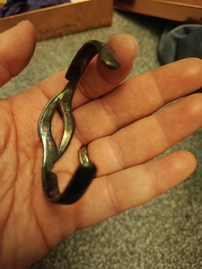 2 newbridge silver bangles !!please read ad and see pictures!!