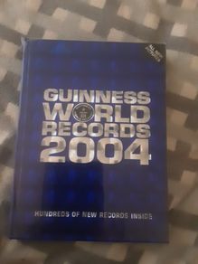 Collectable Books/Guinness Book of Records .. 2004 Edition Hundreds of Records Inside .. Price Drop