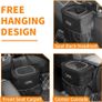 NEW SALE | Car Bin, Leak-Proof Car Bin for Tidy Use, Foldable and Waterproof Car Accessories for Interior, Multipurpose Rubbish Bin with Lid, Adjustable Straps and Multiple Pockets Image 6