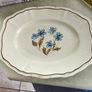 Kensington Staffordshire England Ironstone Hyde Park Platter as hanging plate is some chips at the edges Image 7