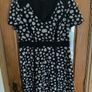 So Fabulous black midi floral dress size UK16/18 EU44/46 Postage included Image 2