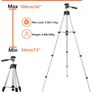 42" Inch (106 cm) Lightweight Aluminum iPhone Tripod Stand for Camera iPhone Samsung and Most Phones with Carrying Bag Universal Phone Mount Wireless Bluetooth Remote Control Image 4