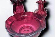 Royal Scot handmade cranberry glass lot