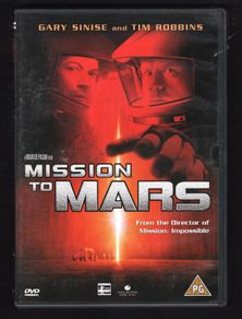 Mission to Mars DVD Movie staring Tim Robbins, Gary Sinise and Don Cheadle