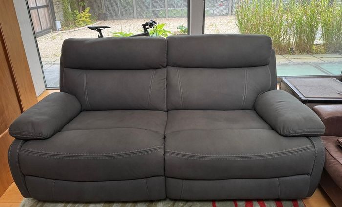 Hardy 3 Seater | USB | Power Recliner | Grey Recliner sofa