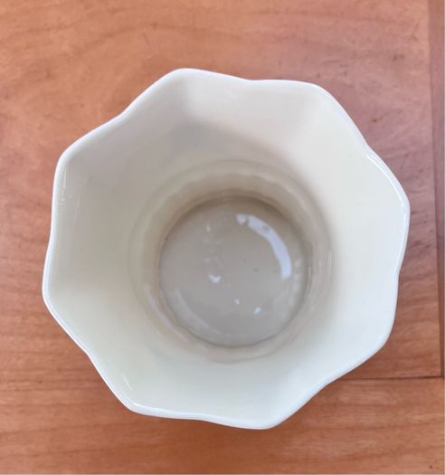 Vintage Belleek "Enchanted Garden" Vase/Votive