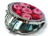 Personalised ornate shaped Compact Mirror
