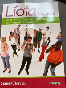 Liofa Ardleibheal, textbook and 2 CDs. Leaving cert Irish