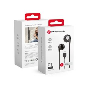 FORCELL USB Type-C Premium Sound Hi-Fi Earphones