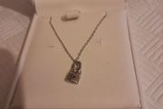 silver chain and pendant