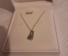 silver chain and pendant