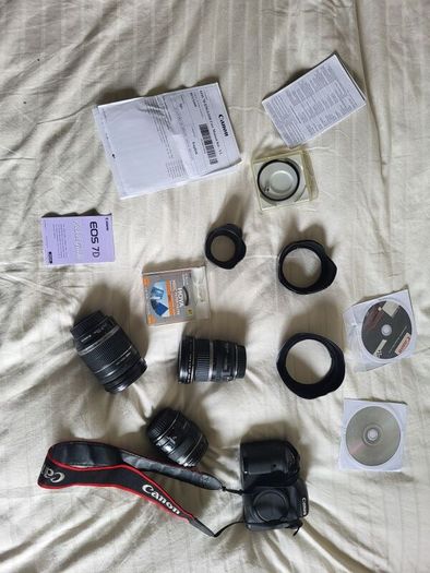 Canon EOS7D plus lenses & accessories