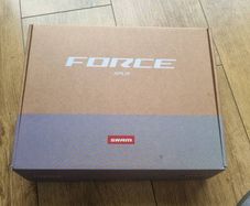 Sram Force 1 XPLR AXS E1 DUB Wide Axle crankset with power meter