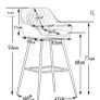 3 x bar stools/chairs for kitchen island Image 4