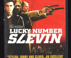 Lucky Number Slevin DVD Movies, staring Josh Hartnett, Morgan Freeman and Sit Bin Kingsley.