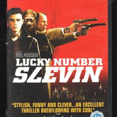 Lucky Number Slevin DVD Movies, staring Josh Hartnett, Morgan Freeman and Sit Bin Kingsley.