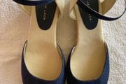 Espadrille Sandals. Low Wedge. EU 41/UK 8. New