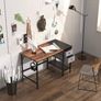 Computer Desk, Office Work Desk for student and worker, Writing Desk with drawer and Headphone Hook, Laptop Table with shelves, Modern Style Desks for Bedroom, Home 100x50x75cm (FREE POSTAGE) Image 5