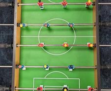 Wooden Tabletop Football
