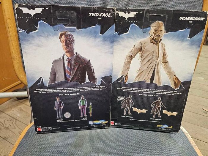 Batman The Dark Knight Two Face and Scarecrow