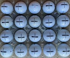 20 used Taylor Made Distance grade B golf balls