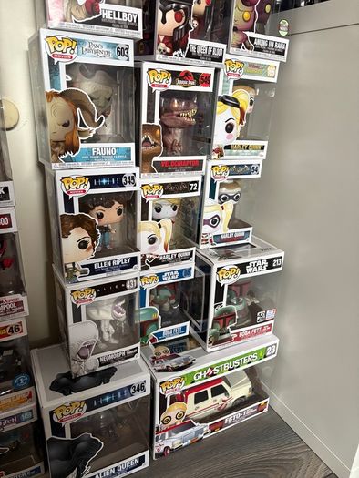 47 Boxed Funko Pop Collection - Hellboy, Jurassic Park, Alien, Deadpool & More