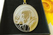 Silver St Padre PIO Blessed Pendant